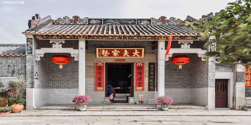 广东佛山风水古村布局上有葫芦下有宝瓶800年人才辈出