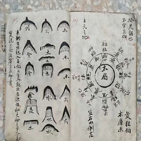 杨公风水九星水法断吉凶(寻龙点穴立向九星配十二宫水法)