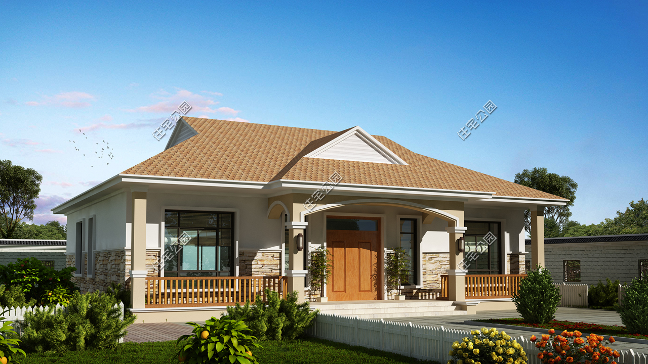 乡下建房一层户型图别拿一层不当别墅