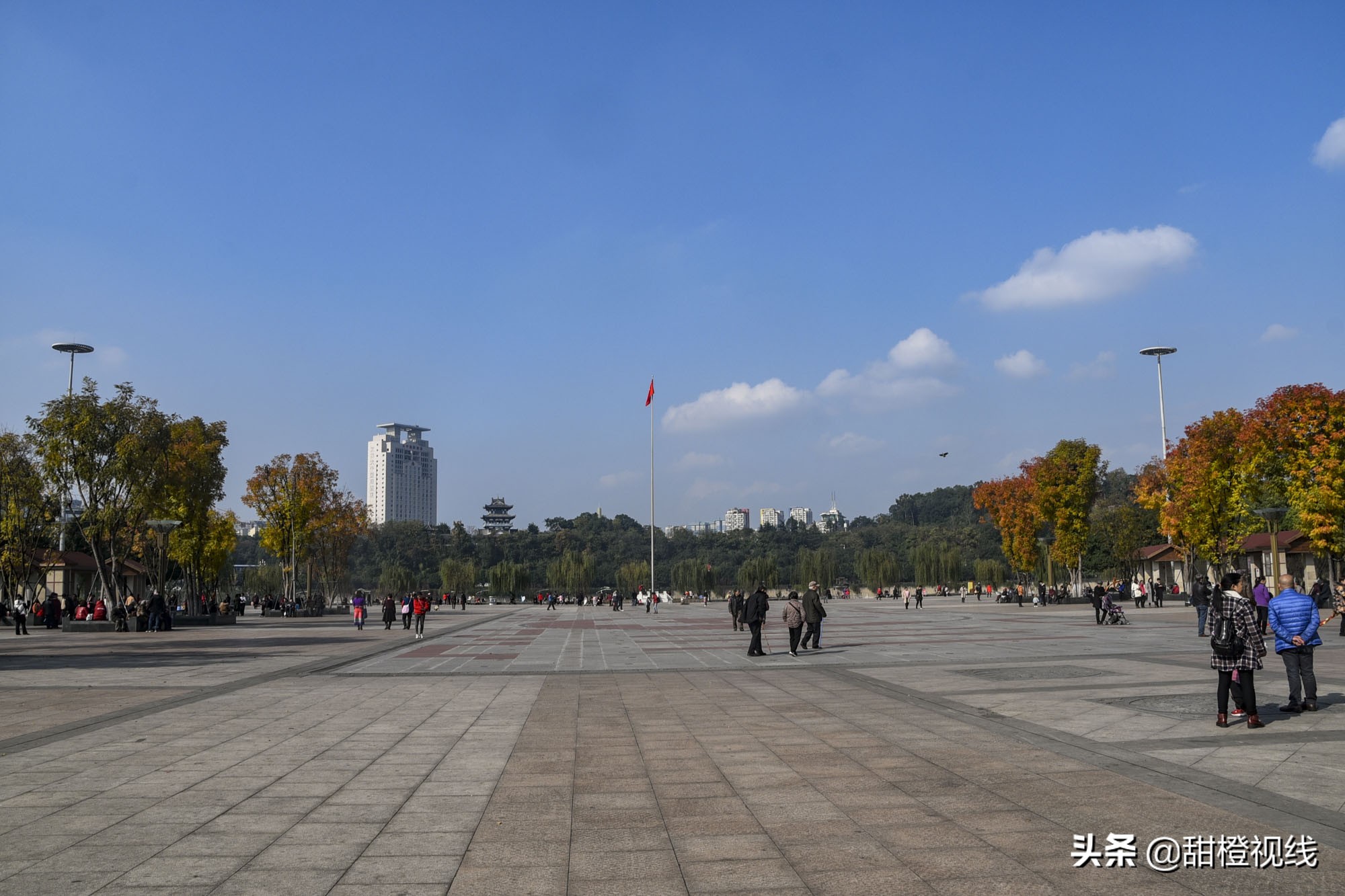 内江大洲广场风水醉美秋色来袭