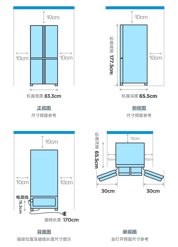 基本上嵌入柜子的冰箱都要高出柜子不少推荐几个方法已经有少数的厂家