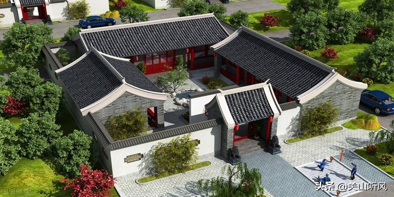 二前窄后宽指房屋的格局我国农村传统民居中有四合院和三合院旧时农村