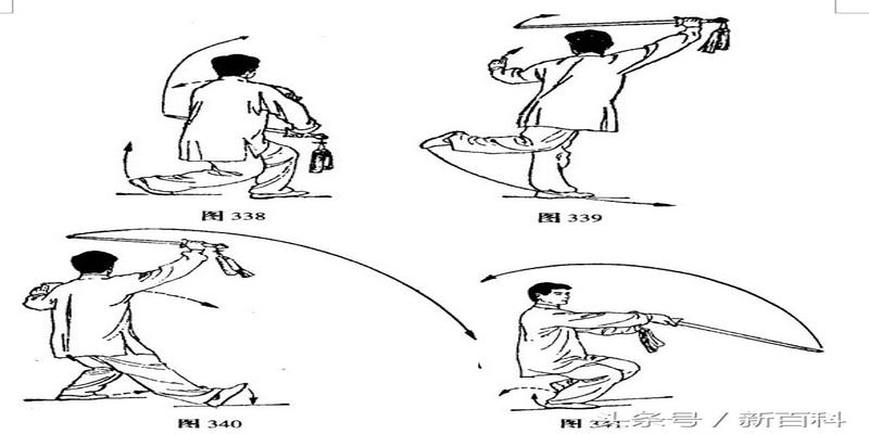 42式太极剑动作名称及方位(42式太极剑剑谱指导)