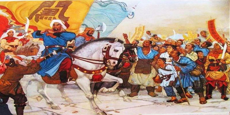 李自成已经攻下洛阳活煮了福王朱常洵正朝着北京进发关外的皇太极统一