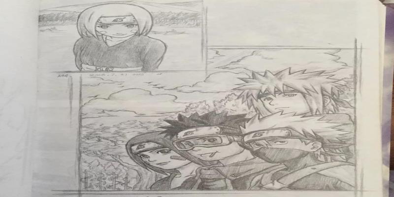 波风水门画画教程(中国原画师第一人)