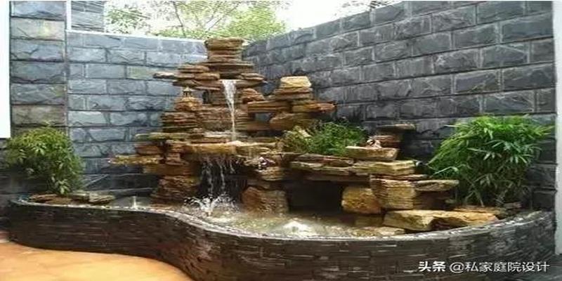 吸水石等1根据风水设计庭院假山鱼池应该根据风水知识设计确定假山的