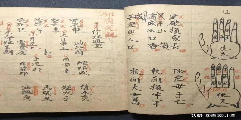 杨公择日秘诀民国时期民间抄本