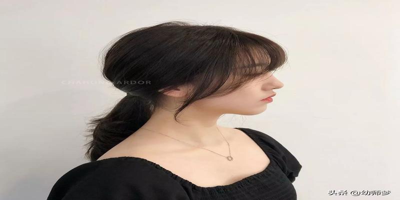 教程算了不管它叫啥了反正就是好看有人叫八字刘海法式刘海韩式刘海