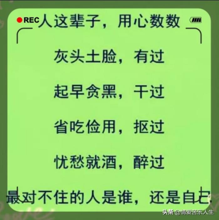 凑合过日子心酸的句子(这辈子就凑合着过吧) - 天华易学