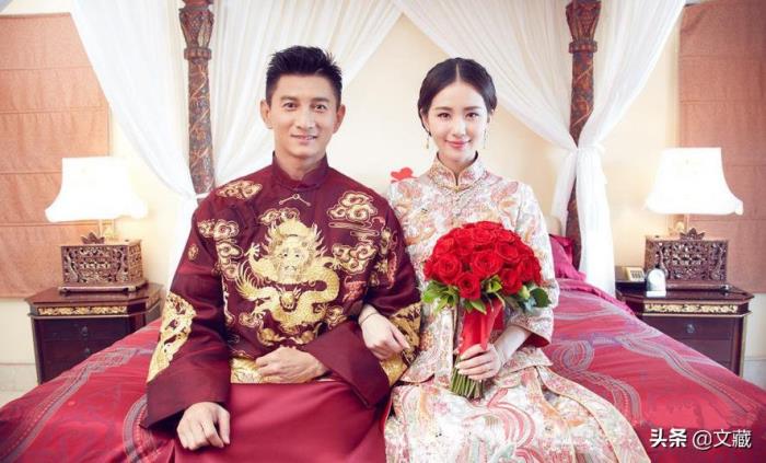 胡杏儿罗晋,胡杏儿,吴奇隆,罗晋,黄晓明中式礼服上的龙纹 - 天华易学