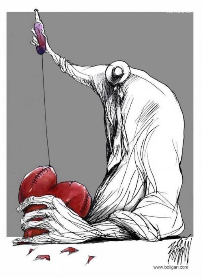 经典讽刺人虚伪的图片(boliga讽刺插画) - 天华易学